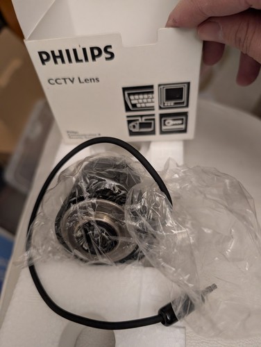 Philips auto iris lens - 1/2",