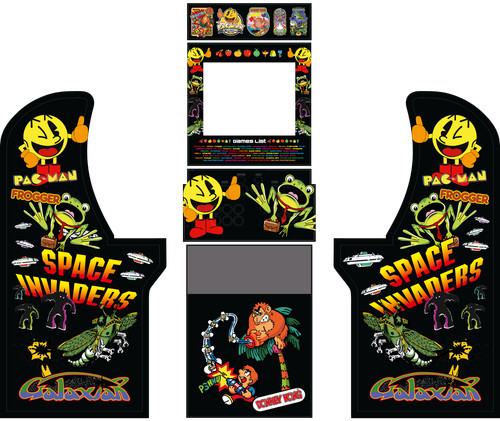 Arcade 1up cabinet graphics - 1up,