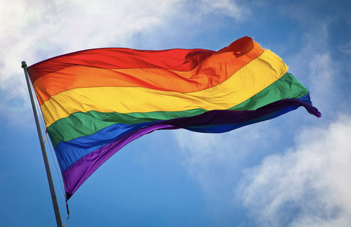 Rainbow flags bunting 5x3 - flags,