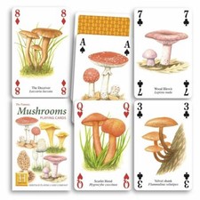 Mushrooms set of 52 playing cards + jokers