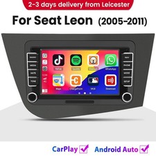 Android 14 CarPlay For Seat Leon 2005-2012 Car Stereo Radio GPS Sat Navi RDS 32G