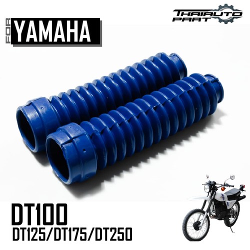 Fork boot rubber pair blue - pair, for