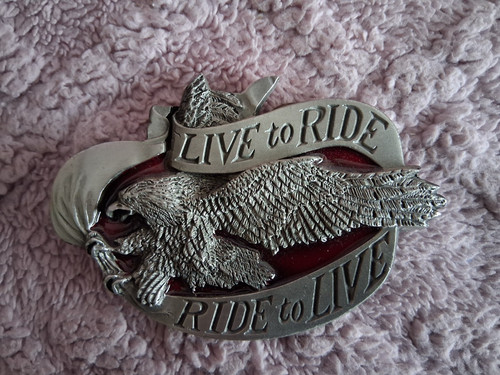 Vintage belt buckle live - vintage, to