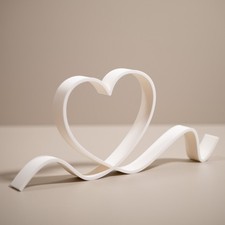 Heart Ornament Line Art: Shelf