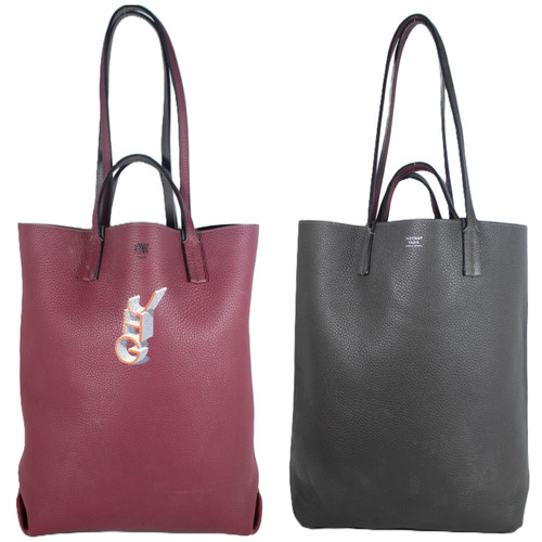 Moynat burgundy gray grained - &,