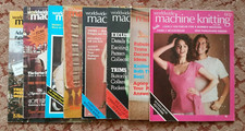 Vintage Worldwide Machine Knitting magazines x8 1979-1981