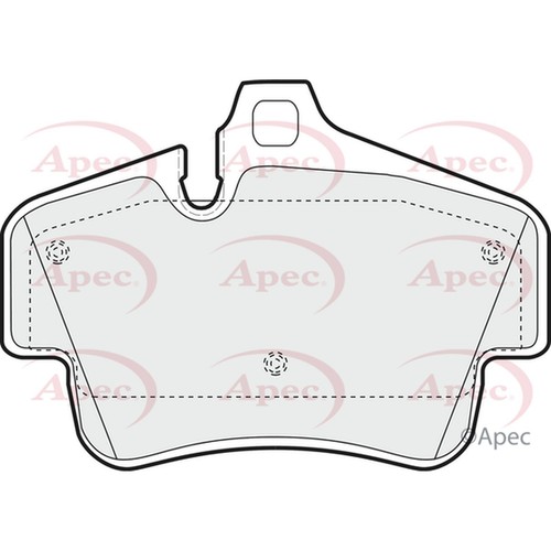 Brake pads set for porsche - porsche, 911