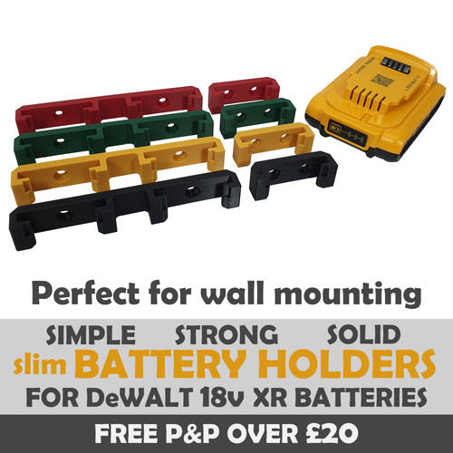 Slim holders for dewalt - holders, 18v