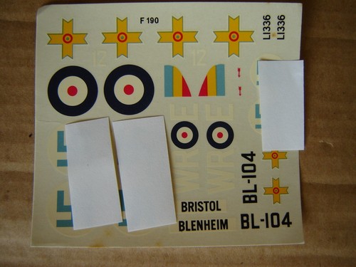 Vintage airfix decals - 1/72,