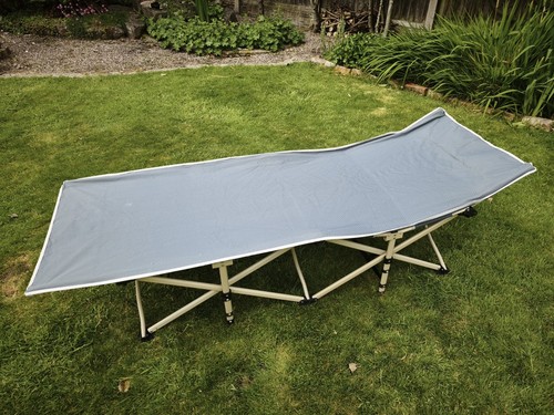 Folding camp bed - folding, with
