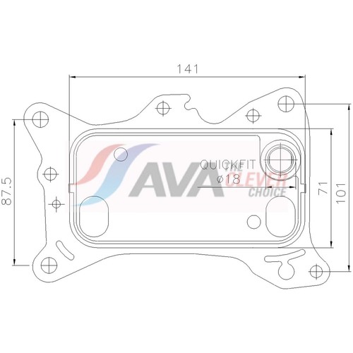 Engine oil cooler for mercedes - oil,