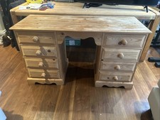 Pine Wood Desk 100cm Work