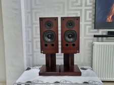 Vintage Castle York Hi-Fi Speakers With Original Stands 100w