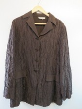 Vintage Women's Giorgio Armani Brown Silk Blouse Size: Large