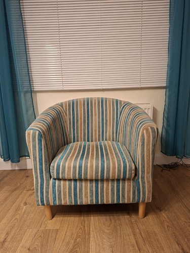Gorgeous teal stripe - teal, tub