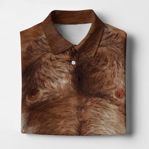 Hairy chest pattern golf - chest,,