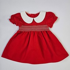 Girls Dress Baby Valentina red