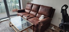 tan leather sofas 3 Seater