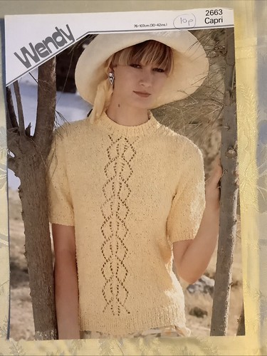 Wendy capri knitting pattern - knitting,