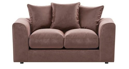 Plush pink velvet fabric - pink,
