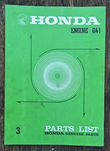Vintage 1971 genuine honda g41 - 1971,