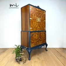 Navy blue chinoiserie Queen