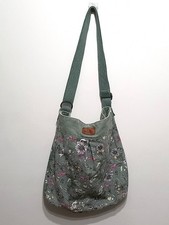 Fatface Floral Canvas Green