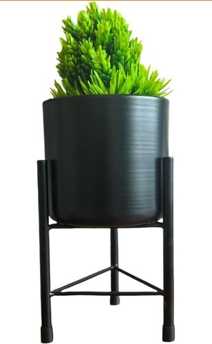 Dipamkar black plant pot - dipamkar,