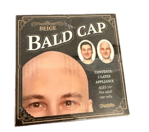 Kangaroo tan latex bald - tan, cap