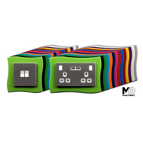 Double light plug - light, socket