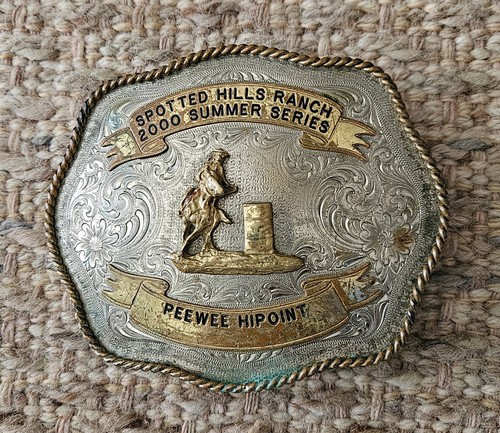 Barrel racing peewee trophy - peewee,