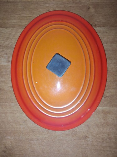 Creuset volcanic orange - le,