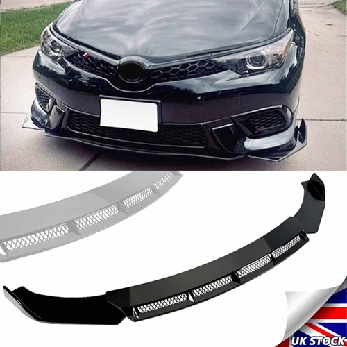 Glossy front bumper - glossy, spoiler
