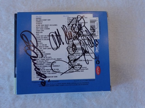 Autographed frankie valli bob - frankie,