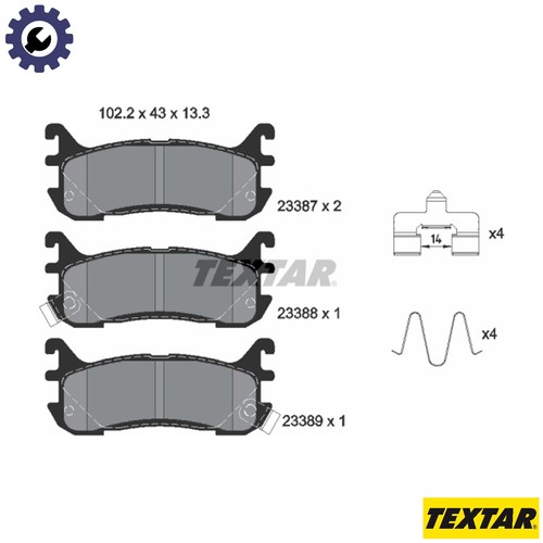 Brake pad set disc - pad,