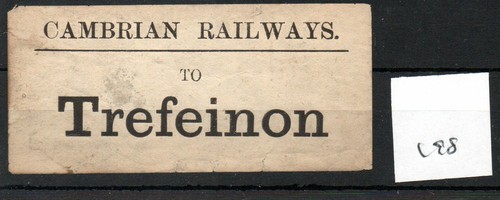 Cambrian railways luggage - cr,