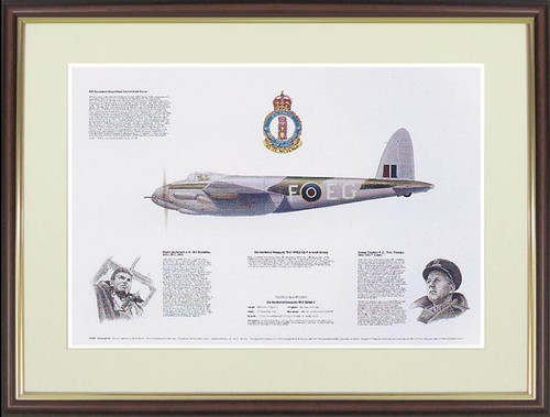 Dehavilland mosquito framed - dehavilland,