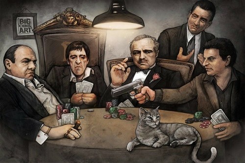 Gangster poker godfather - gangster,