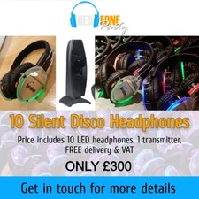 10 Wireless LED Silent Disco
