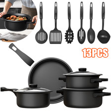 13PCS Cookware Set Pan Pot Non