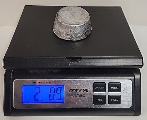 5lbs pure lead ingots - 2-, 2.5lbs