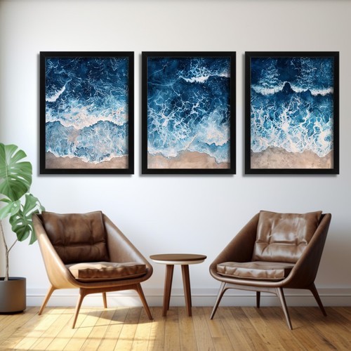 Ocean wave wall - ocean,