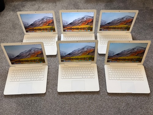 White apple macbook a1342 - white, —