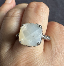 ALE 925 Sterling Silver Pandora Mother Of Pearl  Ring -UK Size P