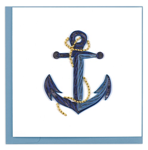 Quilling blue sea anchor - sea,