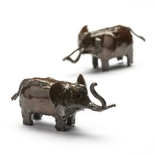 Metal Elephant Garden Ornament