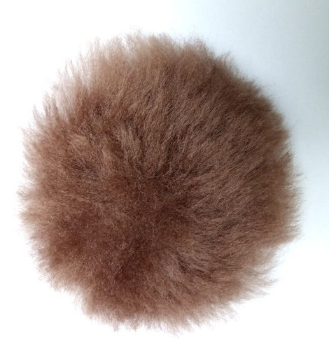 Brown sheepskin replacement - sheepskin,