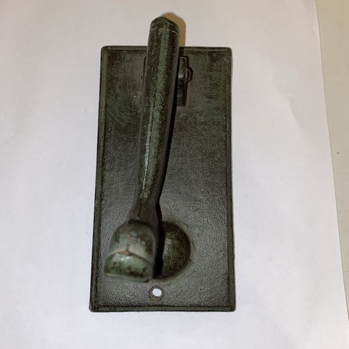 Antique metal front door - metal,