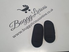 Bugaboo Cameleon Frog Gecko Shoulder Chest Pads Harness Straps Dark Grey Pair