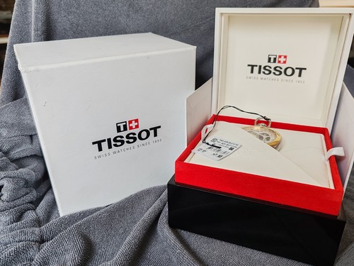 Tissot pocket watch - watch, chain